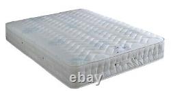 Pocket sprung mattress, visco elastic memory foam. Soft quilted top. Medium feel