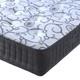 Pocket Sprung Mattress, Visco Elastic Memory Foam, Reflex Foam. Grey. Medium Feel