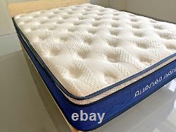 Premium Orthopaedic Luxury Mattress 4FT6 Memory Foam Pocket Sprung 12in mid-soft