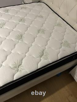 Premium Orthopaedic Luxury Mattress 4FT6 Memory Foam Pocket Sprung 9in mid-firm
