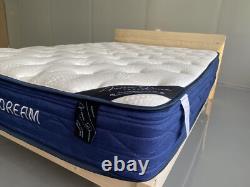 Premium Orthopaedic Luxury Mattress 4FT6 Memory Foam Pocket Sprung 9in mid-firm