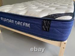Premium Orthopaedic Luxury Mattress 4FT6 Memory Foam Pocket Sprung 9in mid-firm