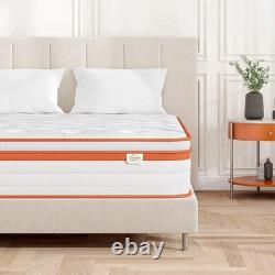 Quality Mattress Gel Memory Foam 7 Zone Orthopedic Pocket Sprungs Wave Hybrid