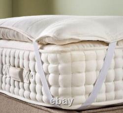 Quilted Pocket Sprung Memory Foam Mattress Topper 3 Depth 3ft 4ft6 5ft