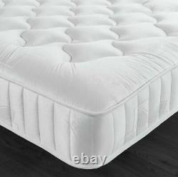 Qulited 1500 pocket memory foam sprung mattress 3ft single double king