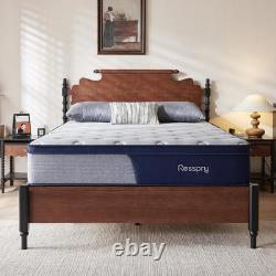 Resspry Single Mattress 3ft 12 Inch Pocket Sprung Memory Foam Hybrid 30cm