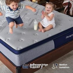 Resspry Single Mattress 3ft 12 Inch Pocket Sprung Memory Foam Hybrid 30cm