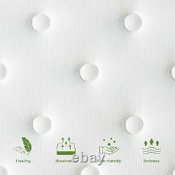 Resspry Small Double Mattresses, 26cm Hybrid Pocket Sprung Memory Foam & Back