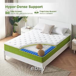 Resspry Small Double Mattresses, 26cm Hybrid Pocket Sprung Memory Foam & Back