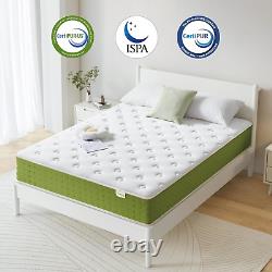 Resspry Small Double Mattresses, 26cm Hybrid Pocket Sprung Memory Foam & Back