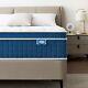 Sezmoonsi 4ft6 Double Mattress, 10.6 Inch Memory Foam Pocket Sprung Mattress
