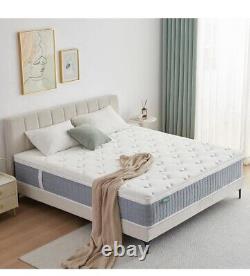 SZSL Single Mattress 3FT, 10.2 Inch Memory Foam Pocket Sprung Hybrid Half Price