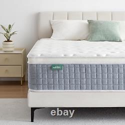 SZSL Single Mattress, 3FT 9-Zone Memory Foam Pocket Sprung Hybrid Mattress, Firm