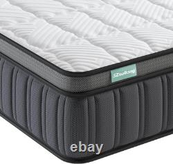 SZsuilong Mattress Memory Foam Pocket Sprung Orthopaedic Hybrid Double King UK