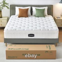 SZsuilong Single Mattress 3FT Memory Foam Pocket Sprungs Hybird Mattress with