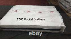 Sale Offer 2000 Memory Foam Pocket Spring Mattress 4ft6,5ft, 6ft Free Delivery