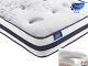 Sareer 1000 Pocket Sprung Gel Memory Foam Mattress Various Size Free Pillows