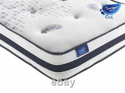 Sareer Cool Gel Memory Foam 1000 Pocket Sprung Mattress Various Sizes