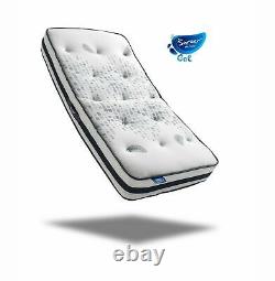 Sareer Cool Gel Memory Foam 1000 Pocket Sprung Mattress Various Sizes