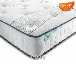 Sareer Matrah 1000 Pocket Spring Cool Blue Memory Foam Mattress Various Sizes