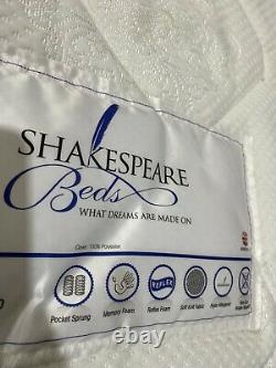 Shakespeare Rembrandt MEMORY Pocket 1000 MATTRESS 135X190 DOUBLE MEDIUM COMFORT