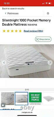 Silent Night 1000 pocket memory double mattress