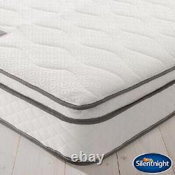 Silentnight 1200 Pocket Memory Cushion Top Mattress, King (150 x 200 cm)