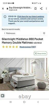 Silentnight 800 Pocket Memory Foam Medium Feel Double Mattress