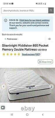 Silentnight 800 Pocket Memory Foam Medium Feel Double Mattress