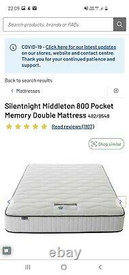 Silentnight 800 Pocket Memory Foam Medium Feel Double Mattress