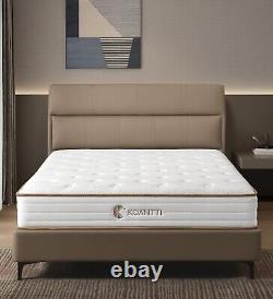 Single 20cm Thick Memory Foam Hybrid Mattress & Pocket Sprung Medium Firm