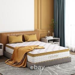 Single 3FT Gel Memory Foam Mattress Breathable Pocket Sprung Medium Firm Bed
