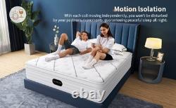 Single 3FT Pocket Sprung 7-zone Mattresses Memory Foam Mattress 10inch Deep