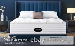 Single 3FT Pocket Sprung 7-zone Mattresses Memory Foam Mattress 10inch Deep