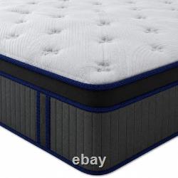 Single Hybrid Mattress 31cm with Pocket Springs Medium Firm 8-Layer Memory Foam