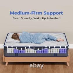 Single Hybrid Mattress 31cm with Pocket Springs Medium Firm 8-Layer Memory Foam