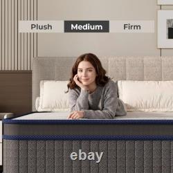 Single Hybrid Mattress 31cm with Pocket Springs Medium Firm 8-Layer Memory Foam