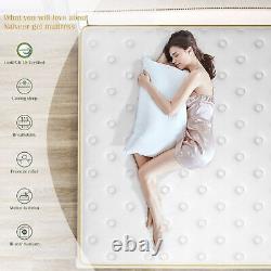 Single Luxury Medium Firm Bed Memory Foam Pocket Sprung Hybrid Mattress 10'' 3FT