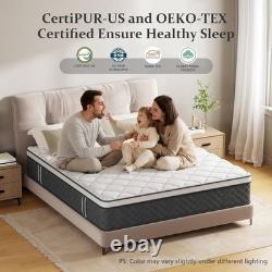 Single Mattress 3FT, 12 Inch Memory foam mattress, Pocket Sprung Hybrid Mattress