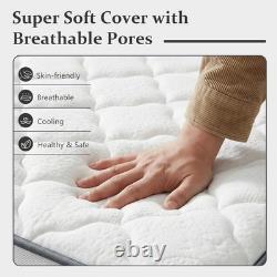 Single Mattress 3FT, 12 Inch Memory foam mattress, Pocket Sprung Hybrid Mattress