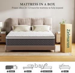 Single Mattress 3FT, 12 Inch Memory foam mattress, Pocket Sprung Hybrid Mattress