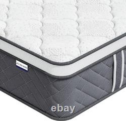 Single Mattress 3FT, 12 Inch Memory foam mattress, Pocket Sprung Hybrid Mattress