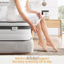 Single Mattress 3FT, 8.6 Inch Gel Memory Foam Pocket Sprung Hybrid Mat