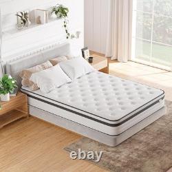 Single Mattress 3FT, 8.6 Inch Gel Memory Foam Pocket Sprung Hybrid Mat