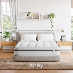 Single Mattress 3FT, 8.6 Inch Gel Memory Foam Pocket Sprung Hybrid Mat