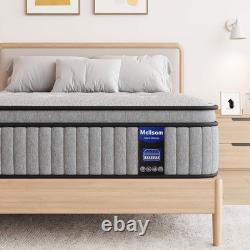Single Mattress 3FT Gel Memory Foam 7 Zone Pocket Sprung 10 Inch Medium Firm