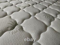 Single Mattress HighDensity Memory Foam Sprung AloeVera Fabric Pocket Spring 9in