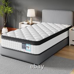 Single Mattress Memory Foam Mattress 11 Inch Pocket Sprung Mattress with 3D Brea