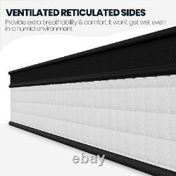 Single Mattress Memory Foam Mattress 11 Inch Pocket Sprung Mattress with 3D Brea