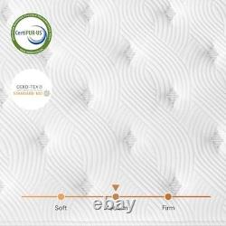 Single Mattress Memory Foam Pocket Spring Medium Firm Mattress 90x190x27cm